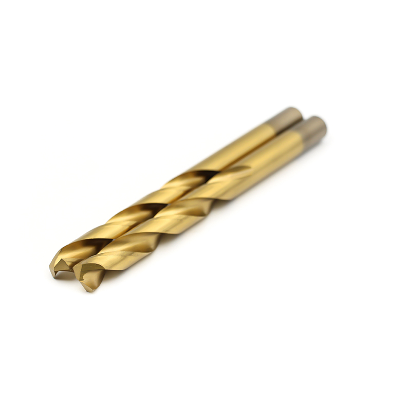 DIN338 HSS Fully Ground Jobber Length Tin Coated Metal Twist Drill Bit