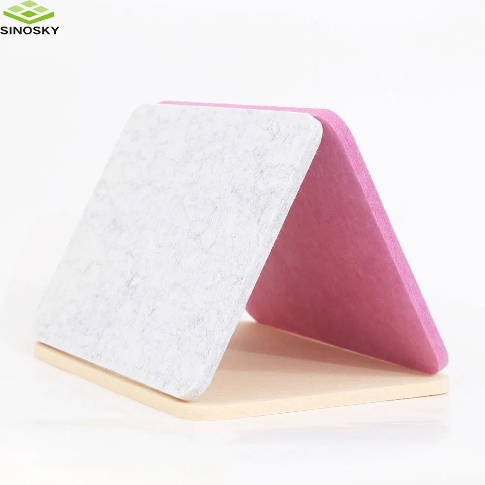 100% Eco-Friendly High Density Polyester Fiber Acoustic Wall Ceiling Panel