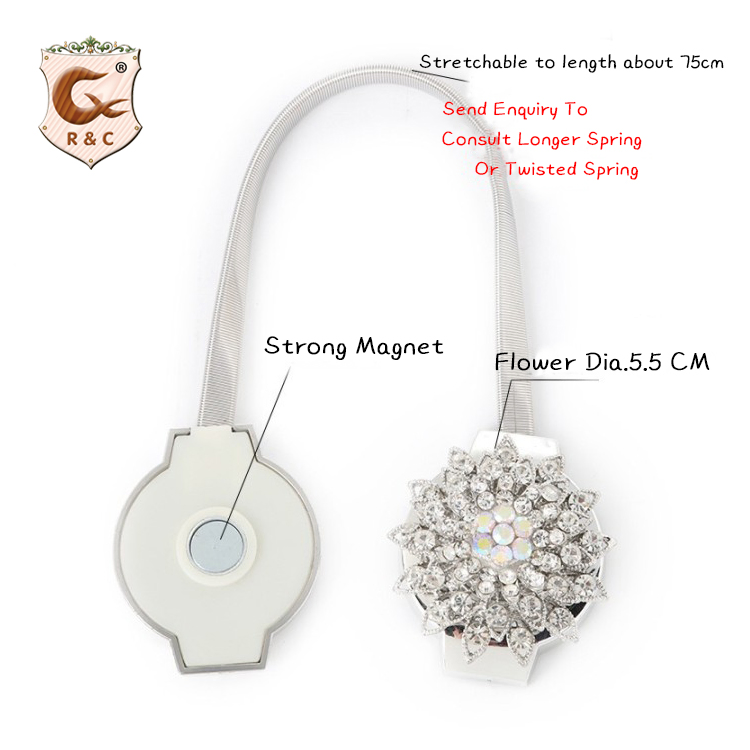 Wholesale Home Decor Curtains Accessories Magnetic Curtain Tiebacks