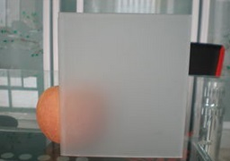 10mm Super Acid Etched Tempered Glass with Ce