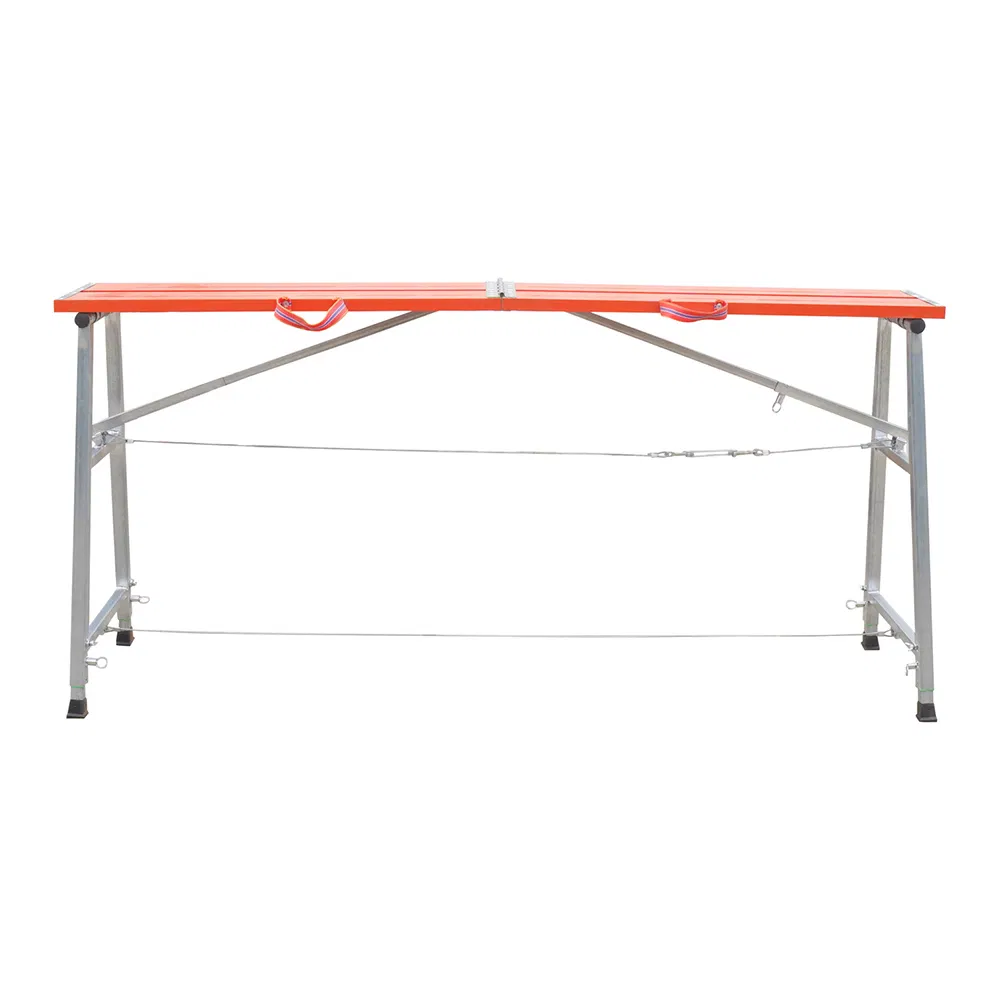 Drywall Painting Step Aluminum Ladder Adjustable Height for Portable Scaffolding Work Platform