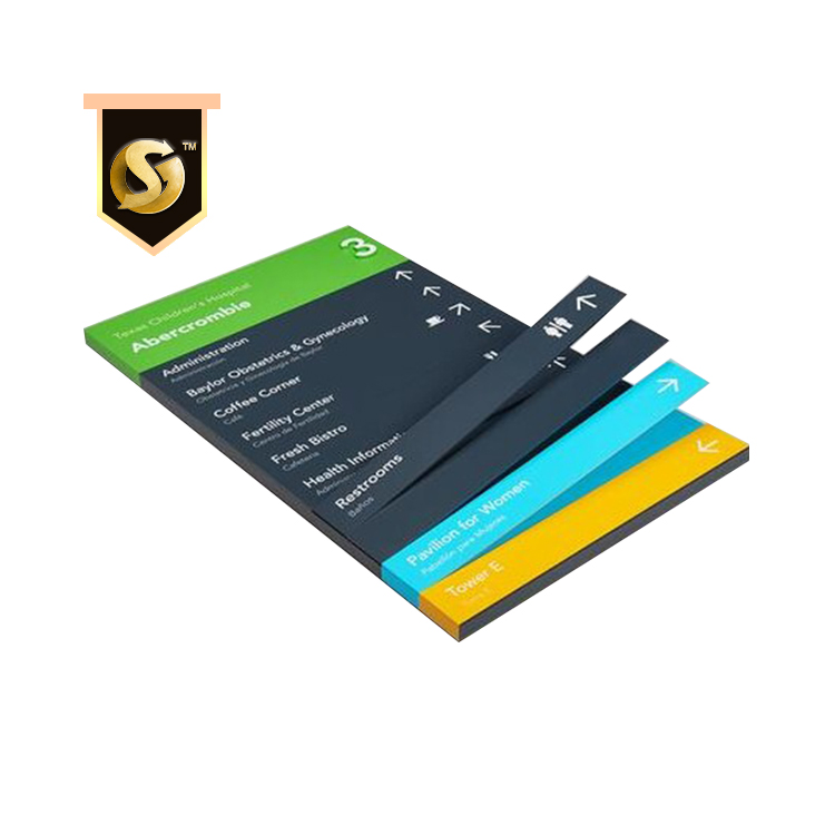 Custom Aluminum Door Number Plates Name for Meeting Rooms