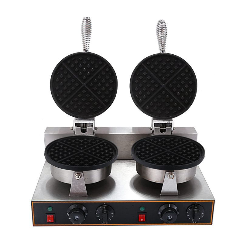 Hf-X5-2 Electric Stainless Steel Two Plate Waffle Maker Machine with CE