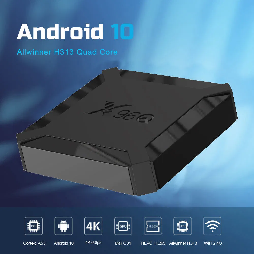 Original X96q Android 10 TV Box 4K 60fps Set Top Box Wholesale