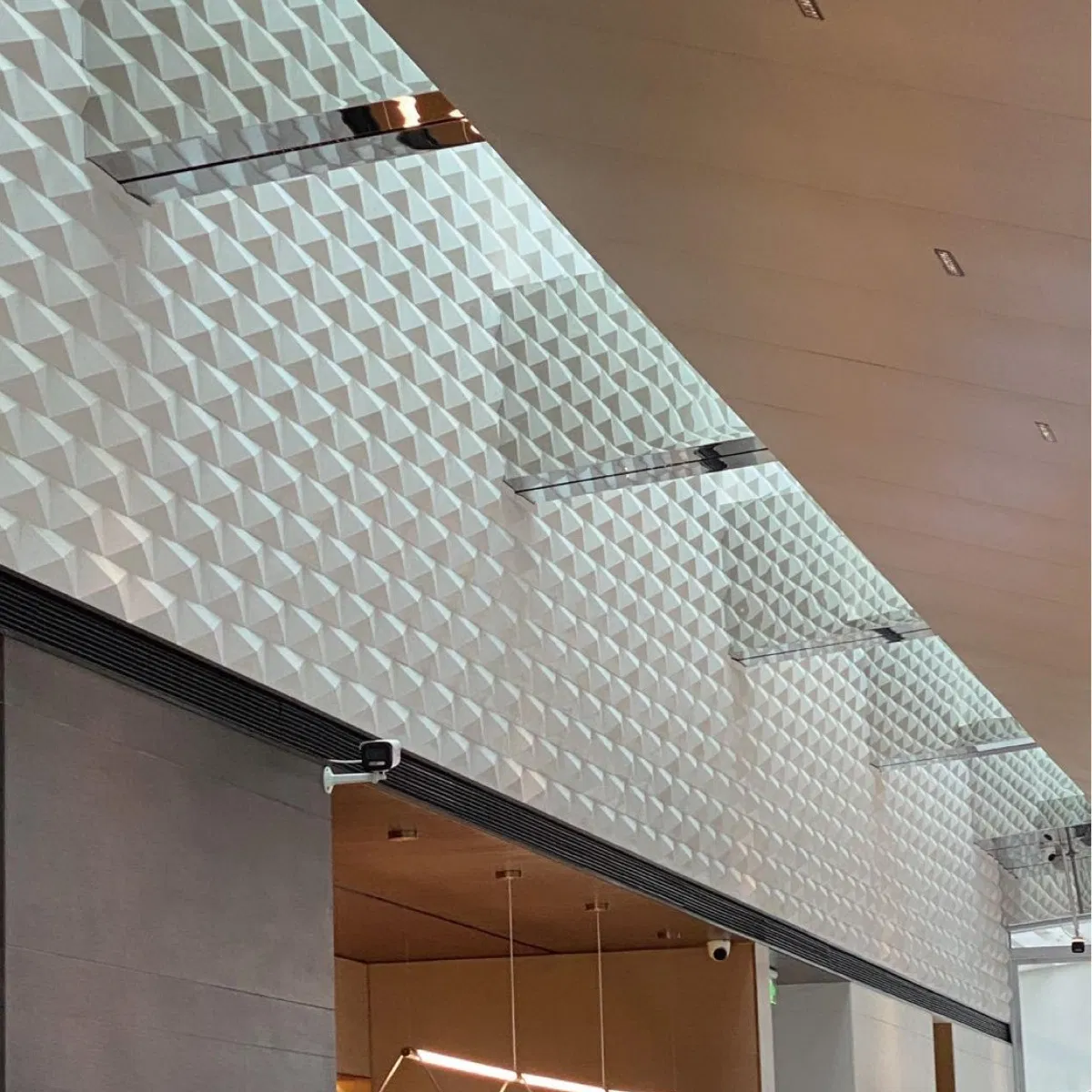 Concrete 3D Colorful Tiles Uhpc Eco-Friendly for Office Mall Hotel Interior Exterior Wall Cladding Wing 100*400*16mm