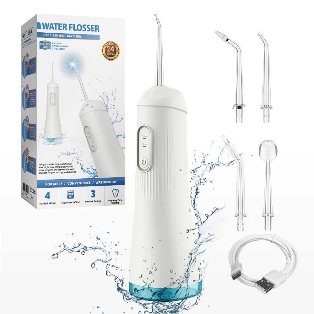 Wholesale Electric Cordless Waterproof Dental Water Flosser Rechargeable Professional Teeth Cleaning