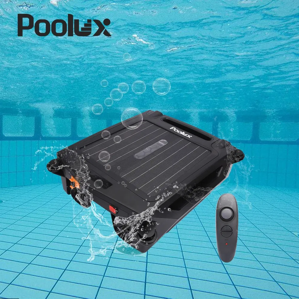 Poolux Underwater Crawler Cleaning Robot Swimming Pool Robotic Automatic Cordless Robot Cleaner for Above Ground