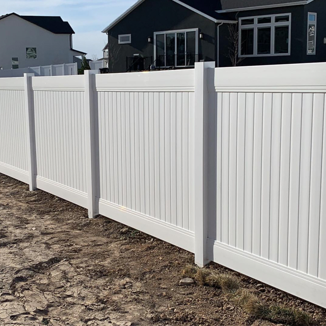 6FT X 8FT Vinyl Privacy Fence for Backyard with Durable Construction