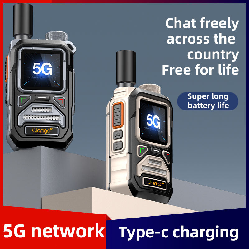 VHF UHF Celular Phones Display Glass 4G Android6 Walkie Talkie