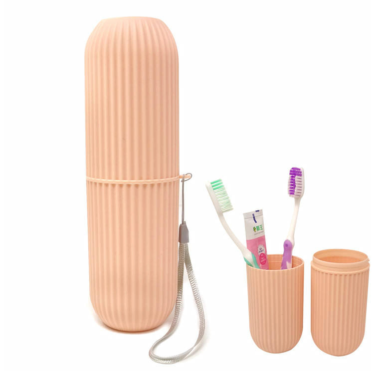 Portable Toothpaste Toothbrush Travel Cup Case Holder for Camping Hiking Hotel