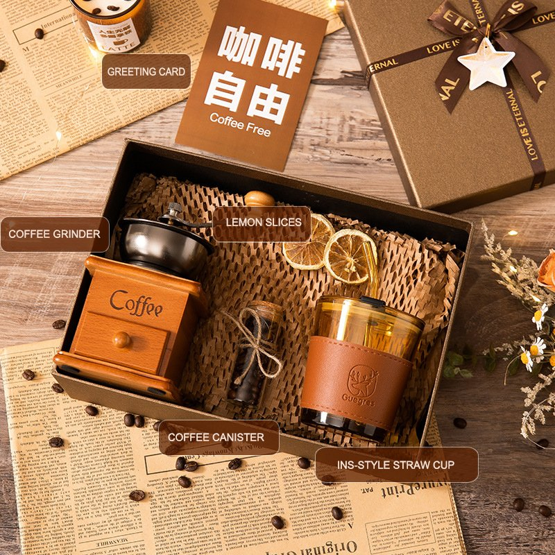 Romantic Gift Practical Coffee Machine Gift Box Set