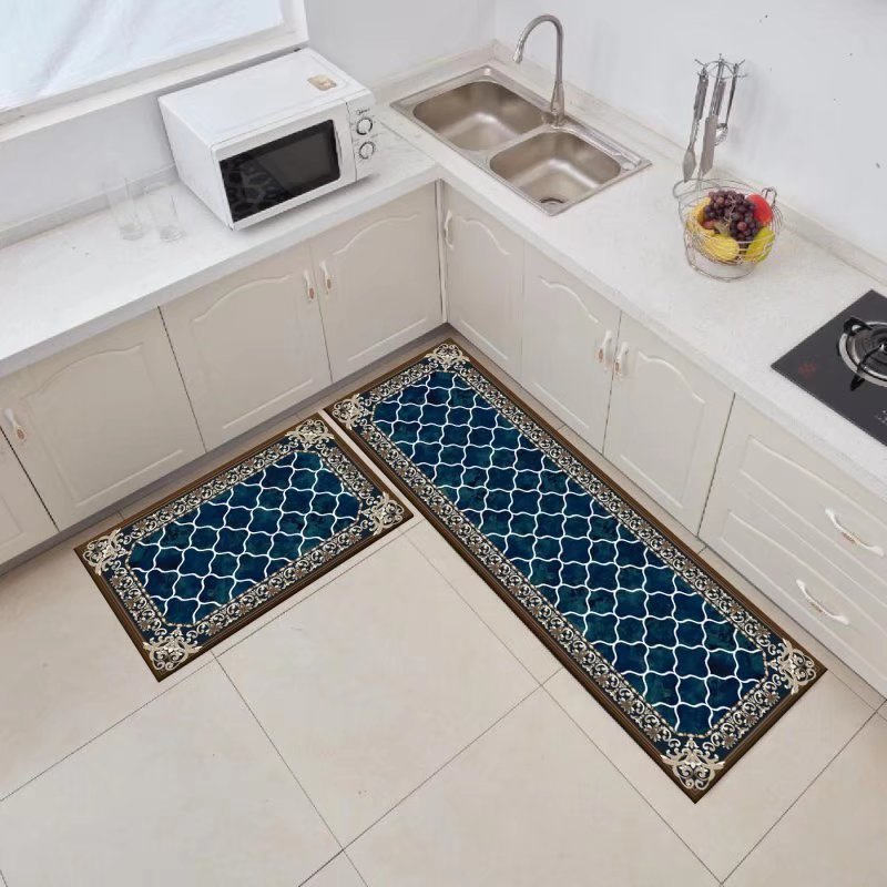 Anti-Slip Kitchen Place Rug Carpet Absorbent Kitchen Floor Mats