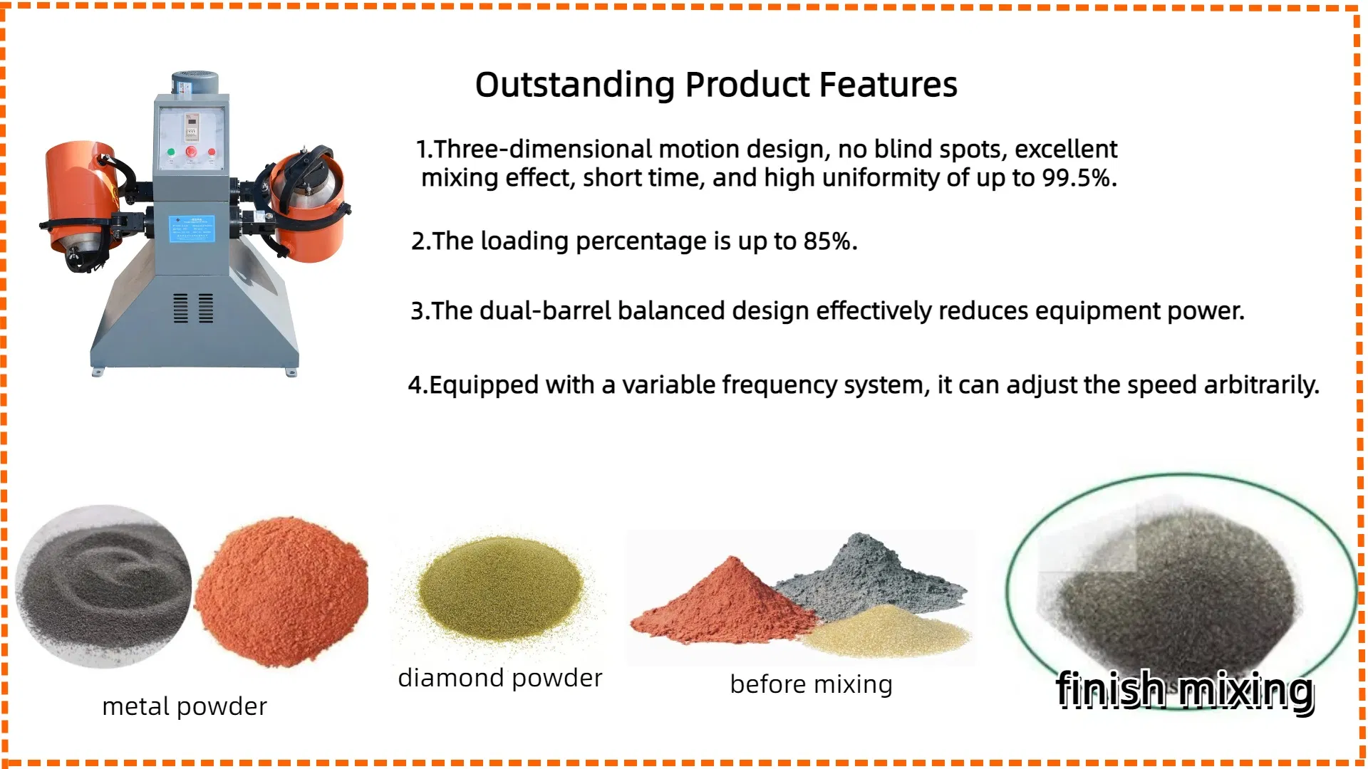 China Factory Diamond Power 3D Mixer Machine 2025 Reliable & Affordable