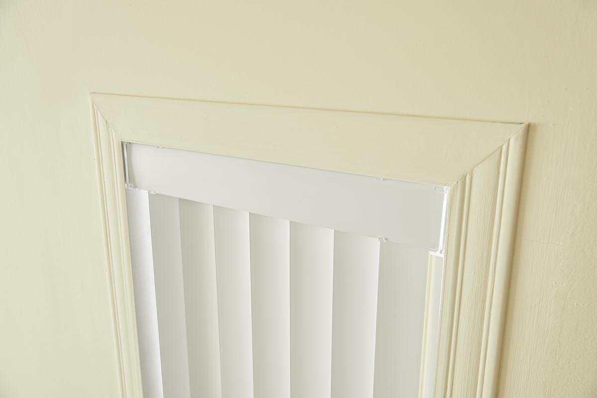 High Grade Large PVC 89mm Vertical Blinds French Window Blinds