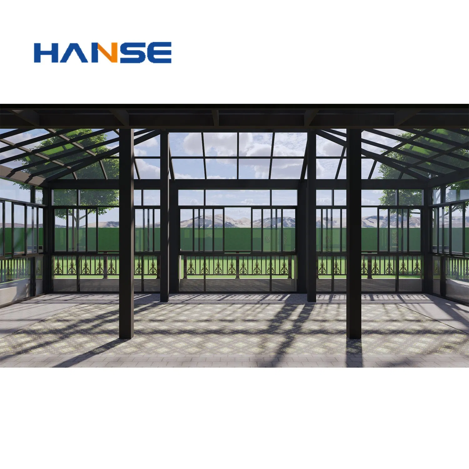 Thermal Break Aluminium Toughened Double Safety Glass Sun Shade Garden Movable Sunroom