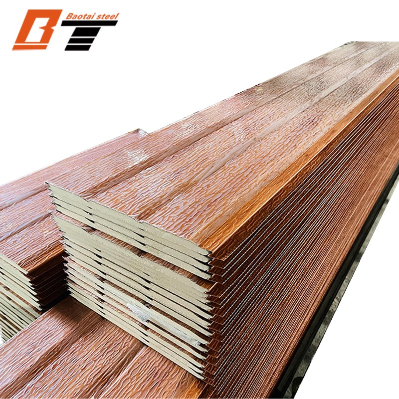 Factory Direct Supply PU Polyurethane Sandwich Panel, Insulated Sandwich Panel. EPS Rock Wool Sandwich Panel