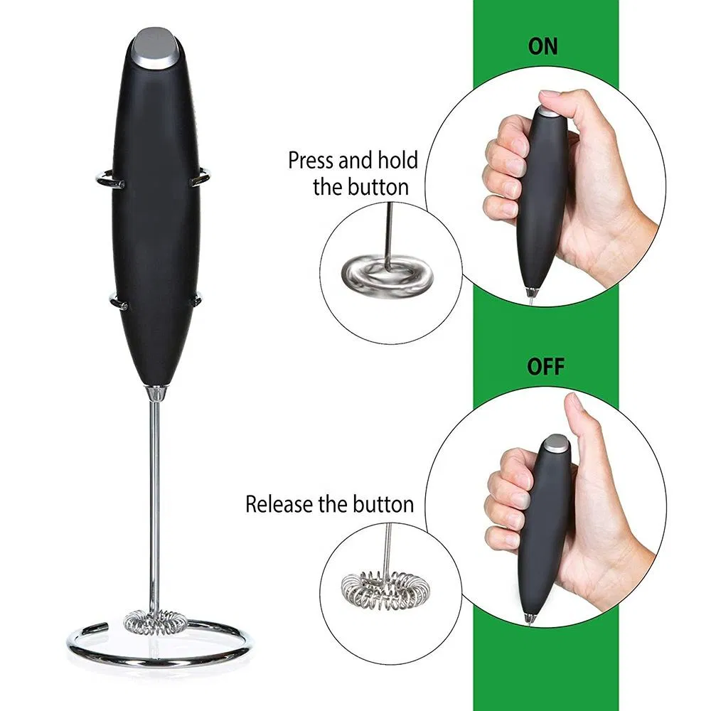 Milk Frother Handheld Stick Blender Commercial Cold Milk Frother Coffee Foamer