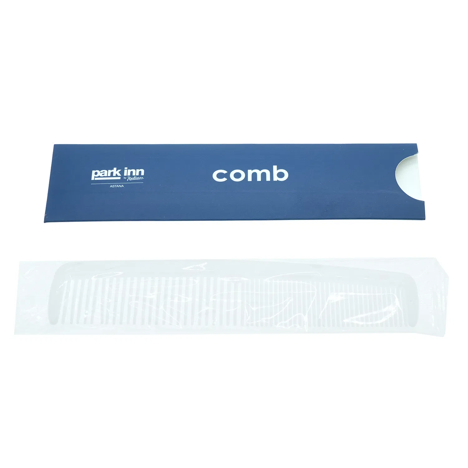Disposable Comb in Kraft Box with Hotel Amenities for Guest Room Using