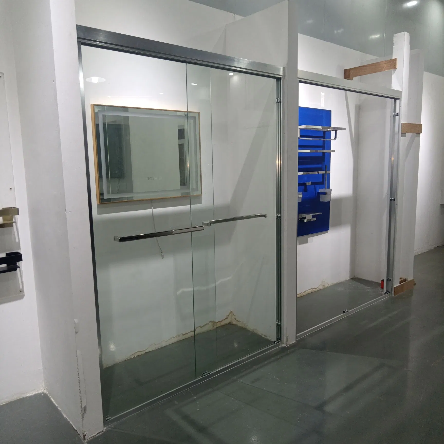Practicality Transparent Design Shower Door for Safety