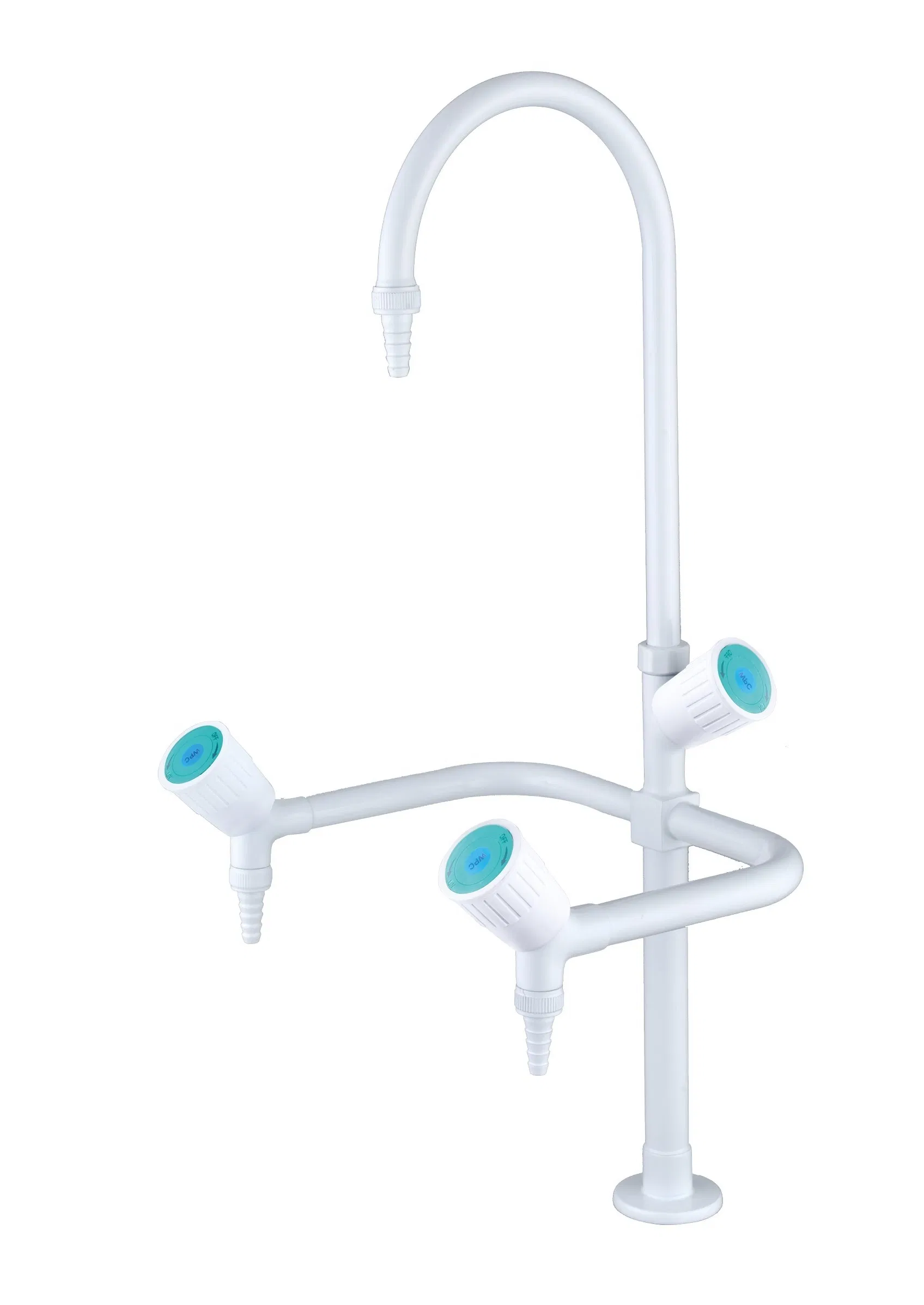 Laboratory Bench-Mounted 3-Way Water Faucet
