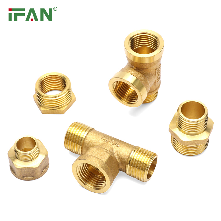 Ifan Bestseller Brass Plumbing Fittings Pn25 Thread Bush Brass Pipe Fitting 1/2''-2'' Brass Fittings