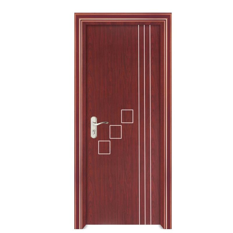 Internal Watertight WPC Doors Mothproof WPC Room Door with Frame