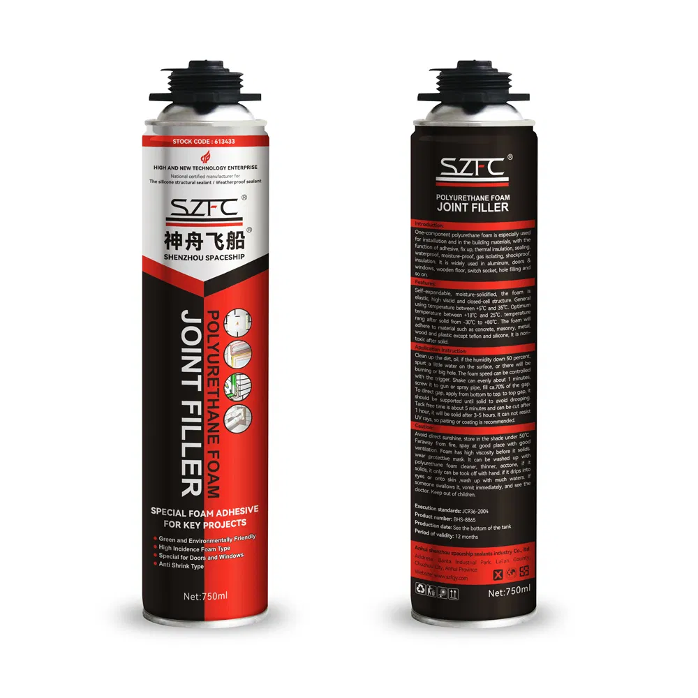 High Flexibility and Toughness PU Construction PU Foam Adhesive Joint Filler Sealant Polyurethane Adhesive