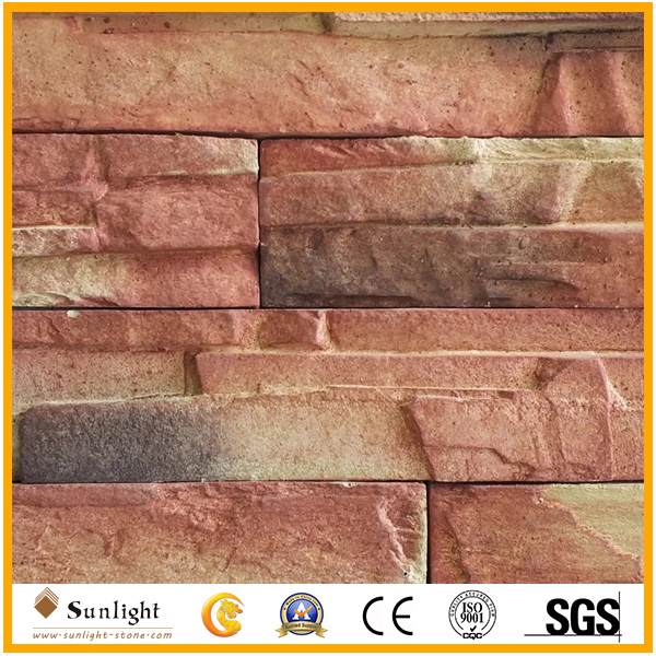 Fashion Decorative Stone Wall Panels Yellow Culture Stone for Wholesale