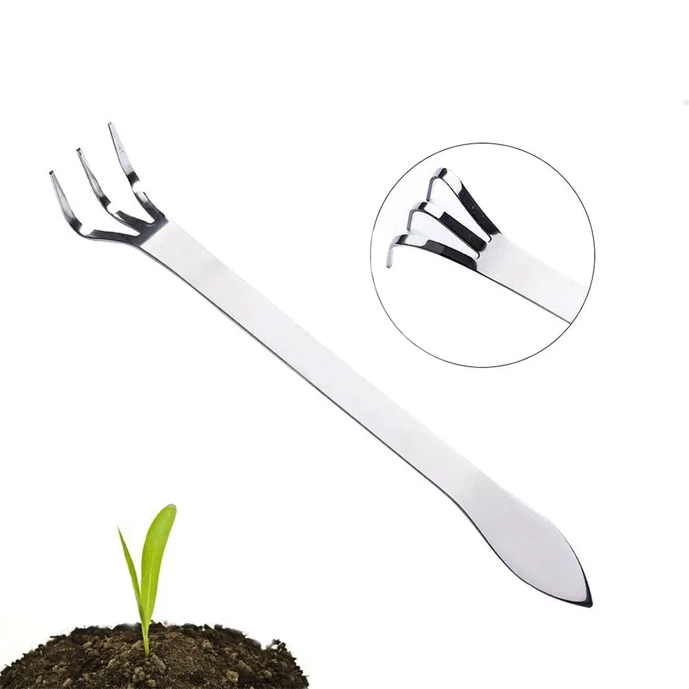 Cultivator Wear Resistant Succulent Gardening Tools Bonsai Spatula Firm Soil Stainless Steel Handheld Rustproof Home Root Rake