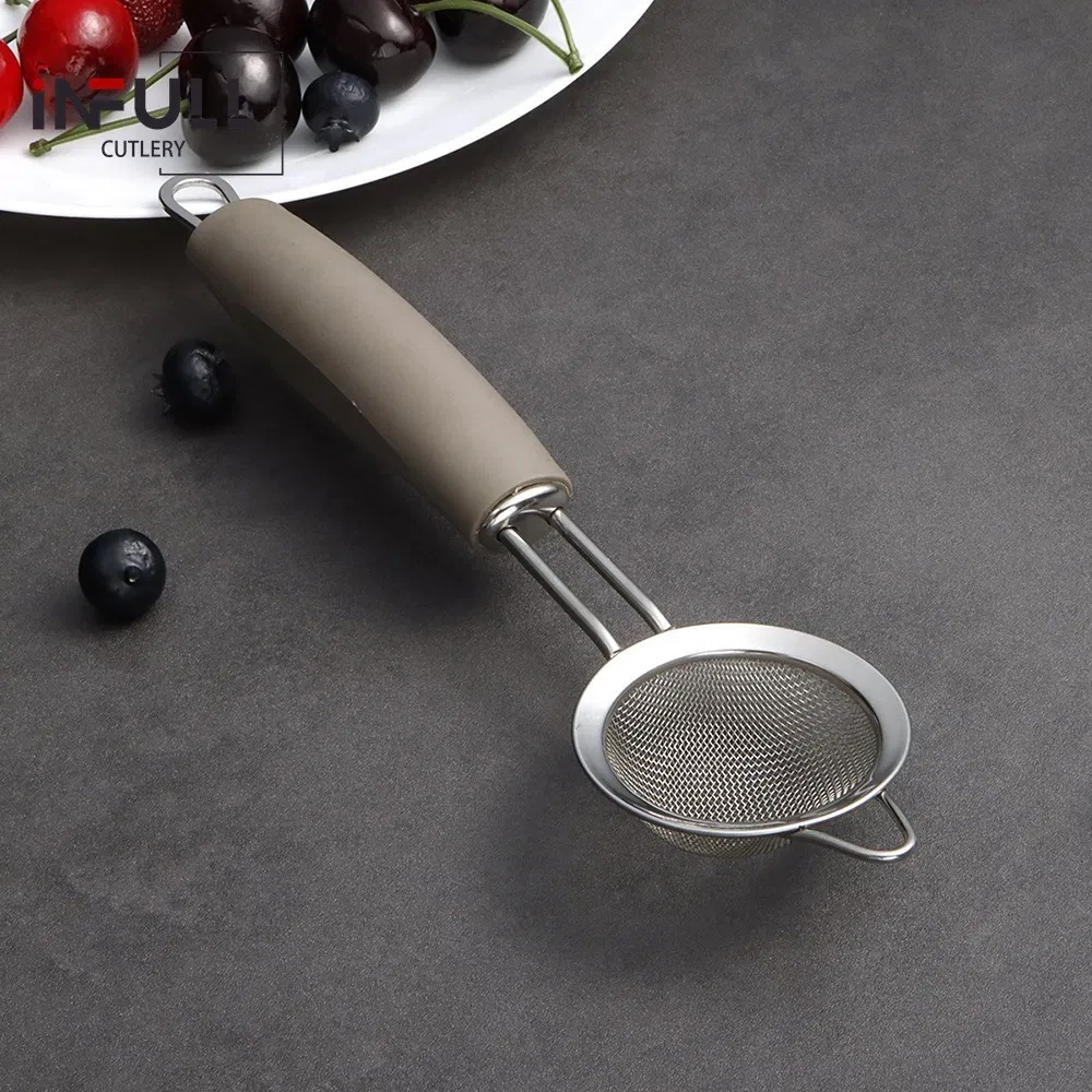 Kitchen Oil Mesh Separators Colander Floating Fat Oil Direct Price Filter Strainers Stainless Steel Scum Spoon Skimmers