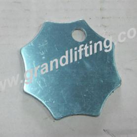 Factory Price Alloy Chain Sling Tags