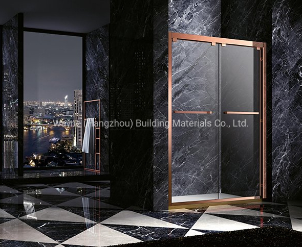 Modern Design Simple Shower Room with Sliding Door and Good Quality 5mm 6mm 8mm 10mm Clear Tempered Glass with En12150 BS 6206 AS/NZS 2208 SGCC