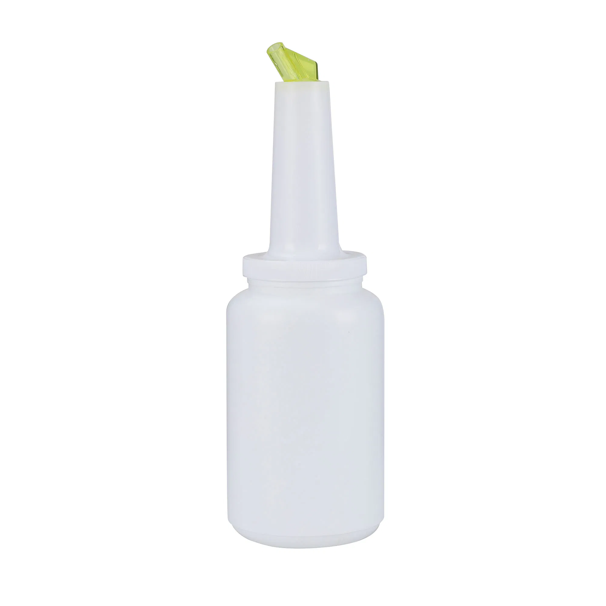 Plastic PP Material Juice Pitcher with Color-Block Base and Lid for Hotel and Household