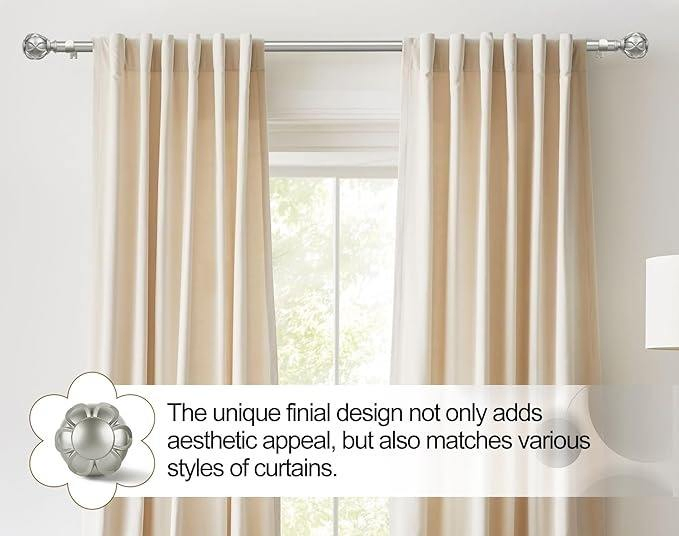 Surprise Price Modern Window Poles Hollow Metal Curtain Rod Durable & Stylish