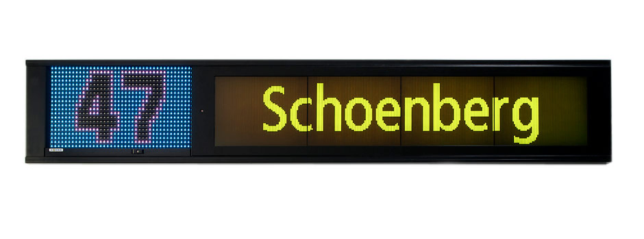 Bus LED Moving Sign for Route / Destination Information