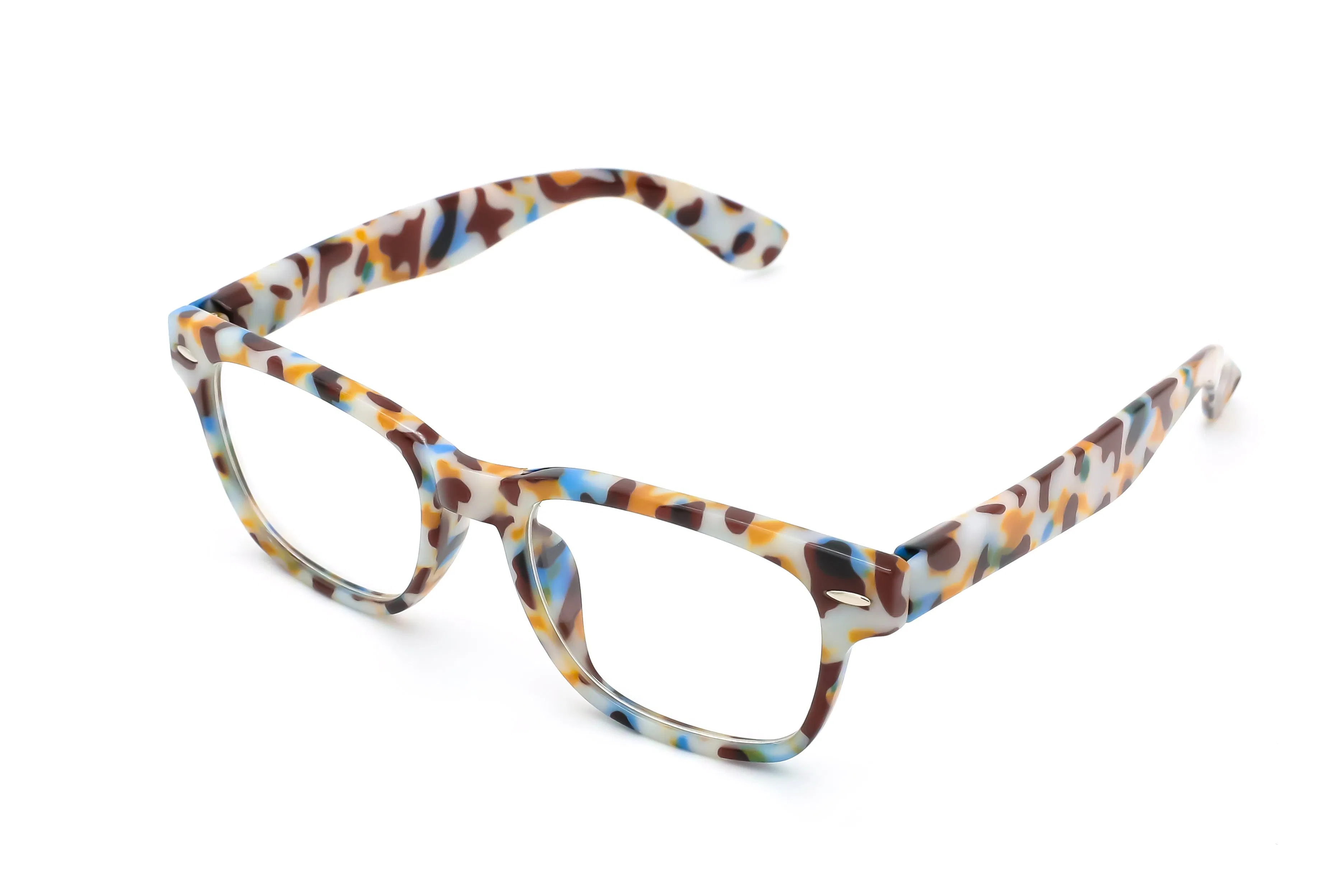 Small Frame Style Full Frame Fashion New Building Block Color Reading Glasses Eyewear