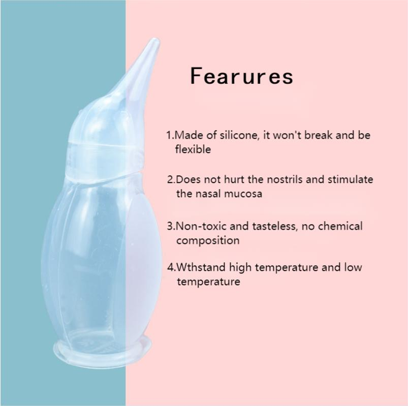 Trend Product New Care Products Kids Child Safety Booger Cleaner Baby Nasal Aspirator for New Born Baby Toddler