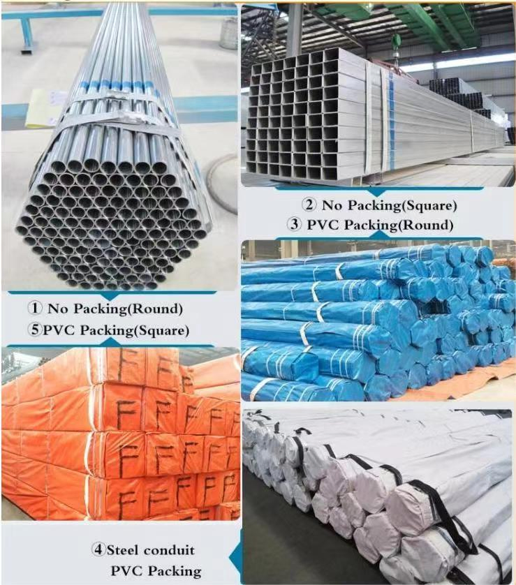 Carbon Steel Tubes, Galvanized Square Pipe Q235B, ASTM A36