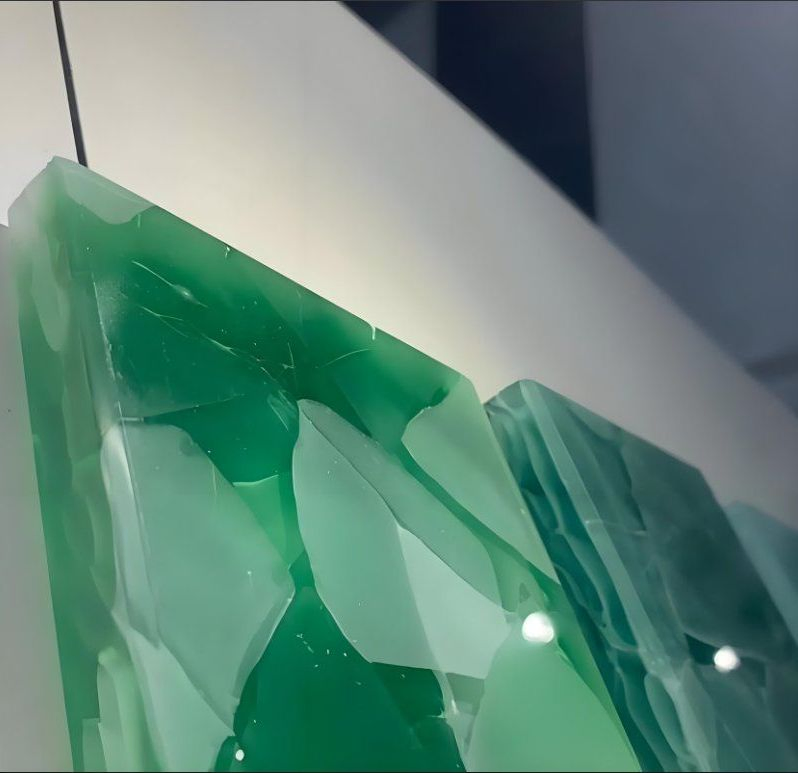 Factory Wholesale Price for Decorative Artificial Jade Glass/Countertop Furniture Glass
