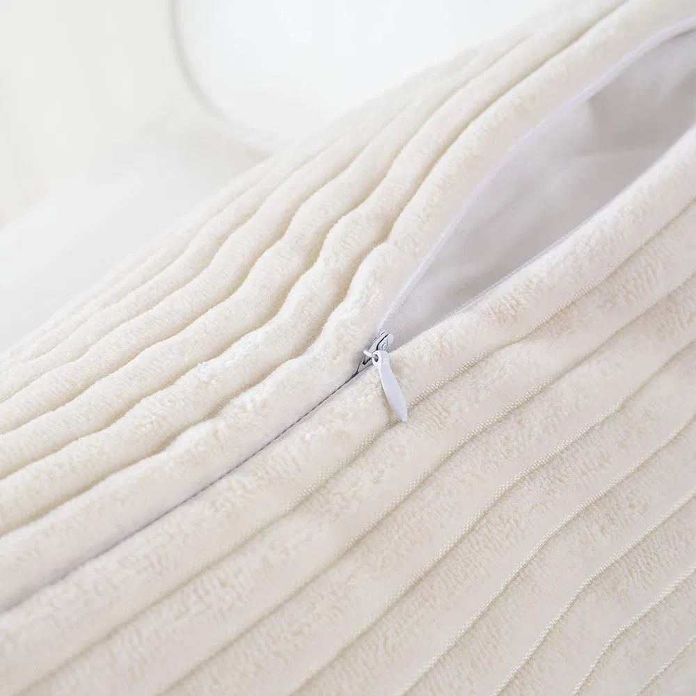 Striped Velvet Pillowcase Square Decorative Throw Cushion Cover Couch Bedroom Home Use Decorative Cushion Covers