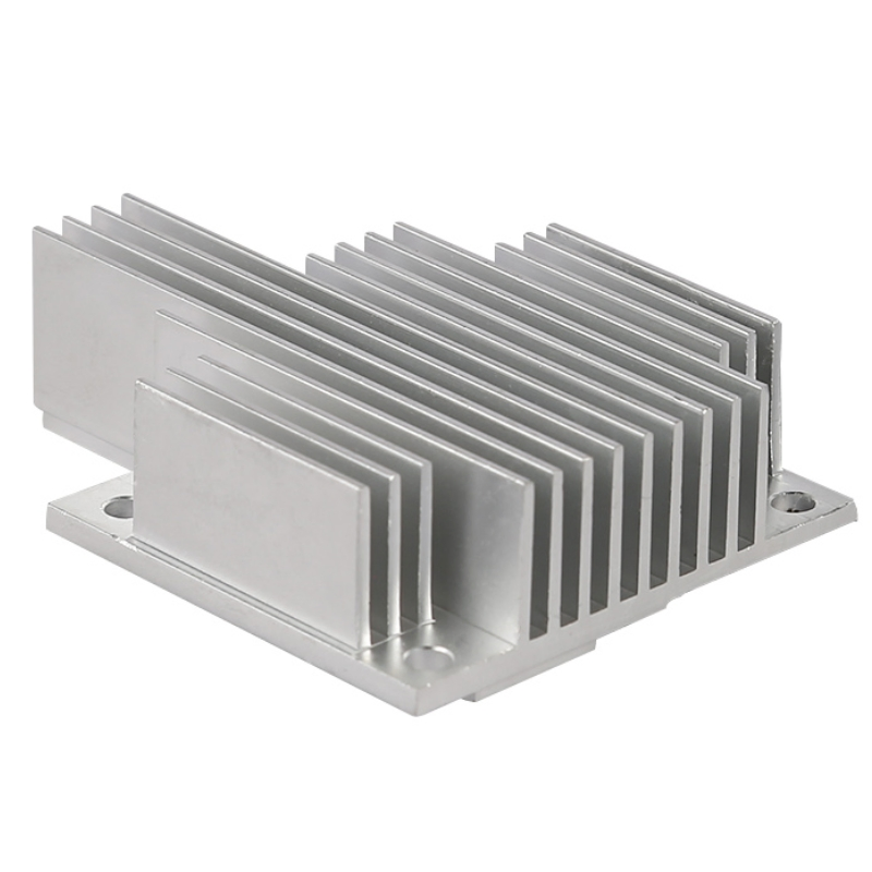 Black Anodized 6063-5 Aluminum Extrusion Profile with CNC Machining for Audio Heat Sink LED Cooling Heat Sink Computer Heatsink