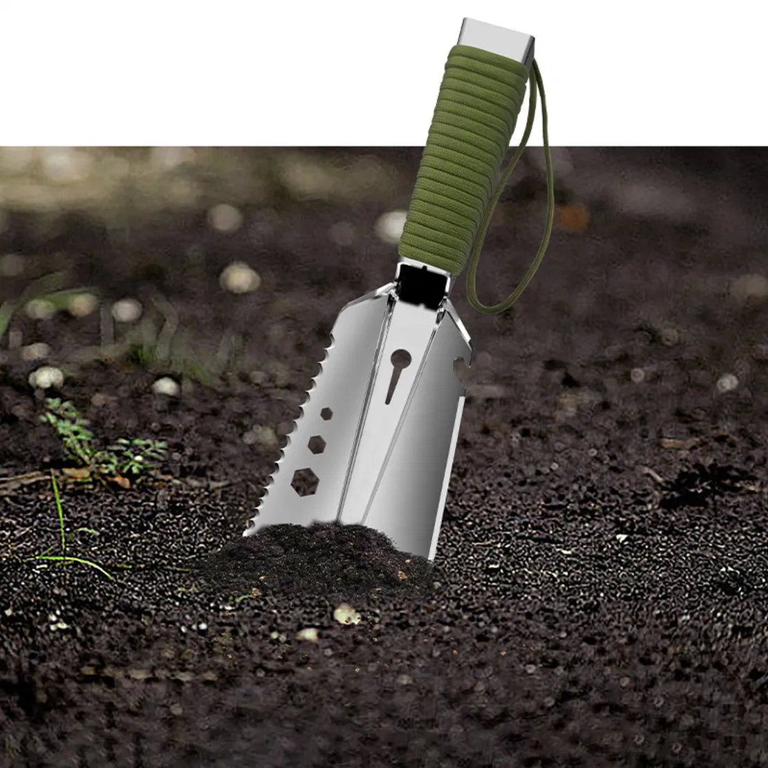 Mini Shovel Spade for Transplanting Plant Small Outdoor Camping Shovel Stainless Steel Gardening Shovel