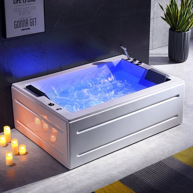 Wholesale Factory Price SPA Adult Marble Stone Acrylic Solid Surface Freestanding Bathtub for Hotel Home