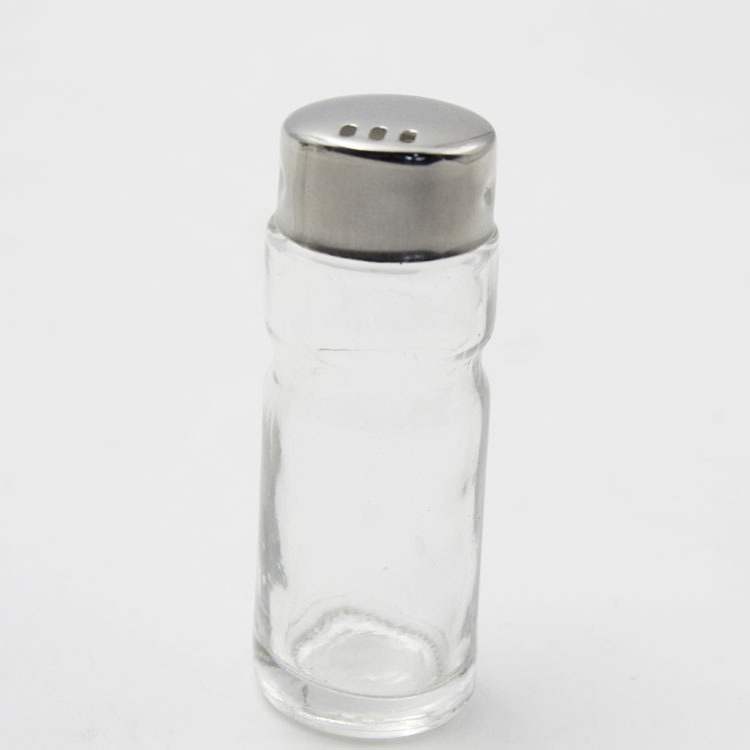 Elegant Glass Spice and Condiment Bottle Set for Kitchen Storage