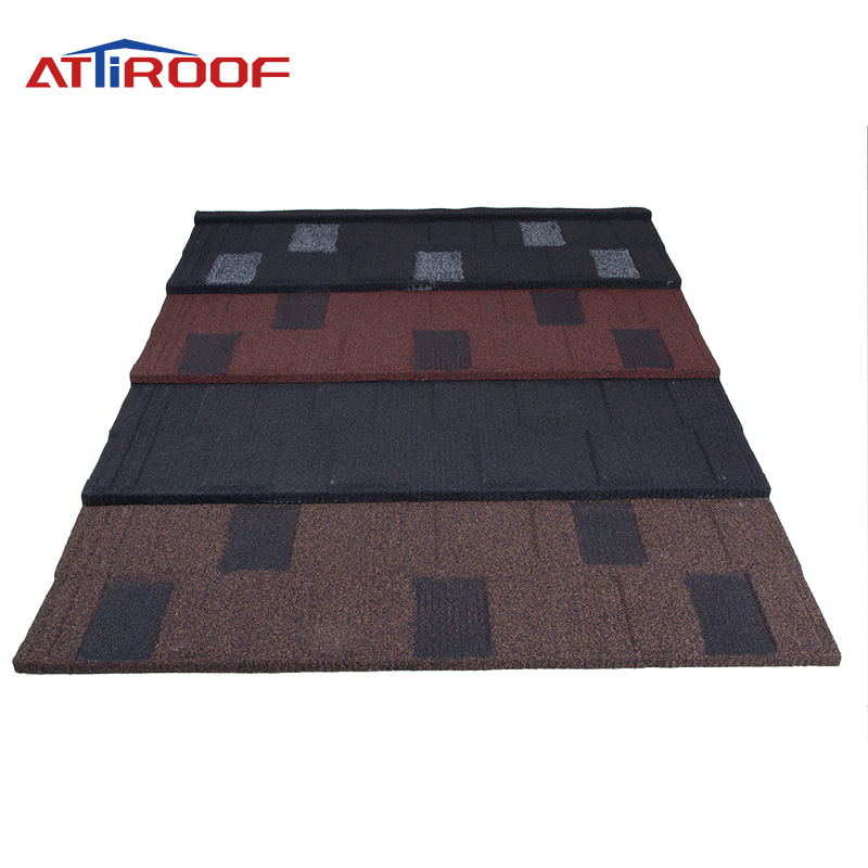 Wholesale Building Material 50 Year Warranty Roofing Material Stone Coated Metal Roof Tiles