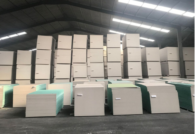 Waterproof Fireproofing Sound Proof Insulated Patterned Decorative Fibrous Drywall Gypsum Board Plasterboard