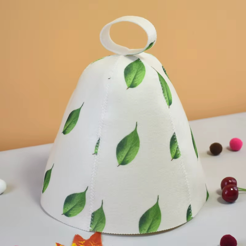 Handcraft Manufacturer Custom Top Quality Wool Patterns Bath and Sauna Hat