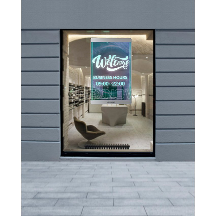 LED Transparent Outdoor Glass Advertising Screen Transparent Mesh Module Display