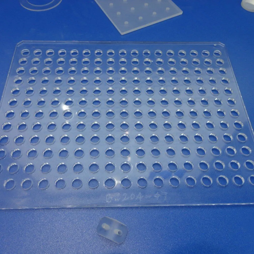 Borofloat Borosilicate Glass Panel Pyrex Glass Plate with Drill Holes