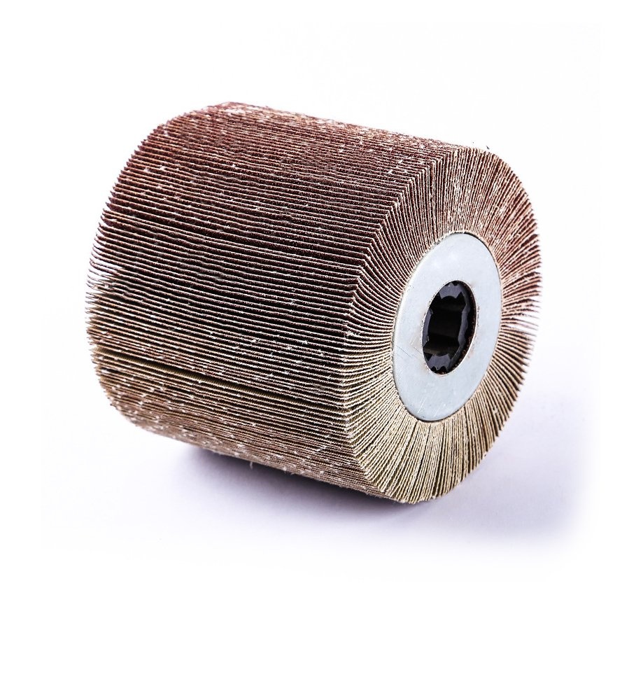 120X100X19mm Aluminum Oxide Abrasives P60-P320 Grit Wire Drawing Wheel Brush Burnishing